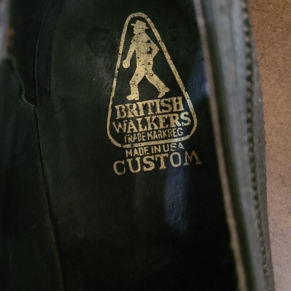 British Walkers Black Wingtips main image 6